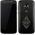 Ethereum Textured Logo Moto E5 Play Skin
